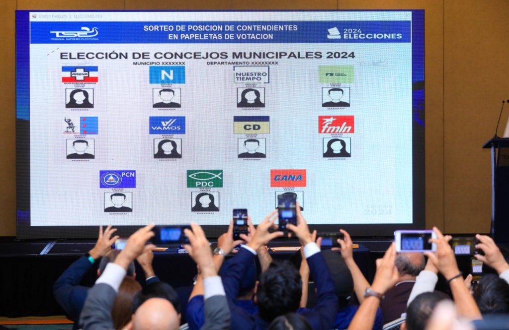 Se define por sorteo la ubicación de banderas en papeletas de votación