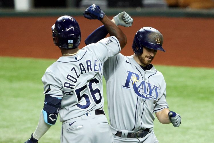 Los Rays de Tampa igualaron la final del béisbol de Estados Unidos. Foto AFP