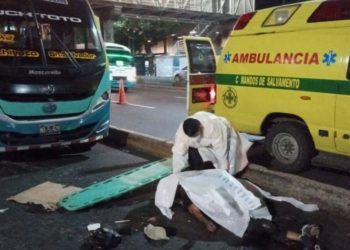 Hombre murió atropellado al intentar cruzar la calle en Soyapango