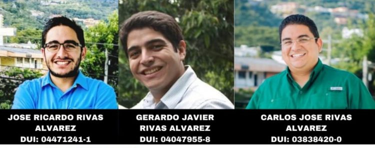 Los hermanos Rivas Álvarez, imputados prófugos desde junio de 2019. Foto/Cortesía FGR