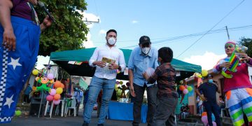 Festejan con sana convivencia a niños de dos comunidades