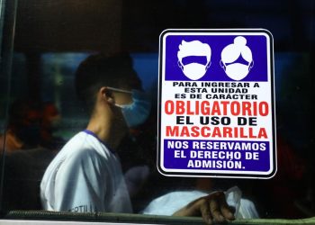 Verifican medidas de prevención en unidades de transporte colectivo