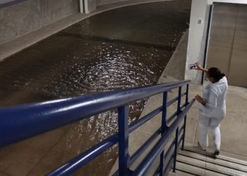 Hospital que costó $ 83 millones en San Miguel se inunda de nuevo por lluvias