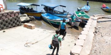 El muelle de la esperanza en Puerto Parada