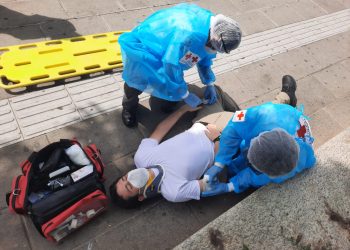 Protección Civil realiza simulacro de terremoto en escenarios simultáneos