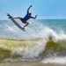 Punta Roca vibró con la eliminatoria de la primera fecha del Circuito Nacional de surf