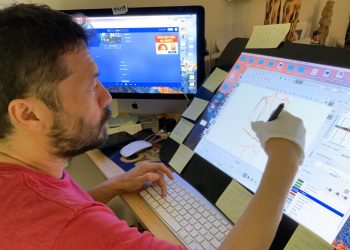 Destacado ilustrador salvadoreño cumple 22 años dibujando a «Los Simpson»