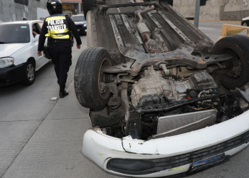 Accidente de tránsito en el Paso del Jaguar