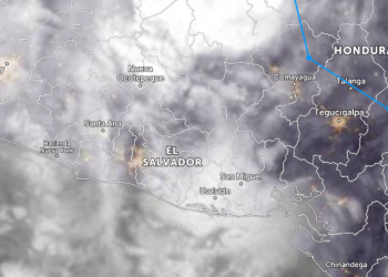 Continuarán lluvias de moderada a fuerte intensidad en El Salvador