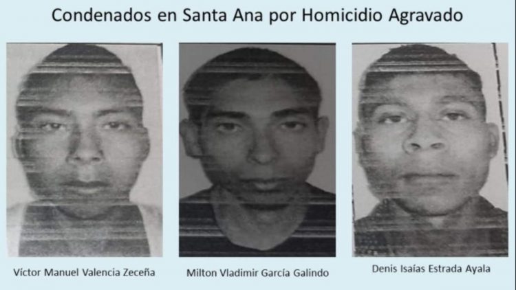 Los delincuentes fueron acusados de homicidio agravado. Foto cortesía Fiscalía.
