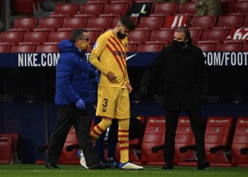 Piqué y Sergi Roberto, con sendas lesiones, despedirán el año desde fuera de la cancha
