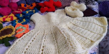 Ella es una salvadoreña que cambió su vida con el arte del croché