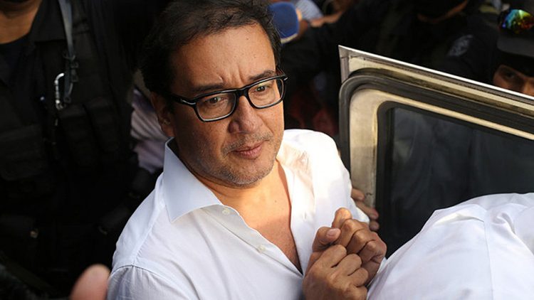 Exfiscal Luis Martínez, está guardando prisión en Penal de Mariona. FOTO/DES.