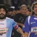 Maradona y el Mágico jugaron juntos en el estadio Cuscatlán hace 14 años