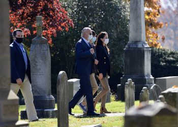 Joe Biden asiste a la iglesia tras conocer su victoria