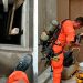 Rescatan a tres trabajadores intoxicados dentro de una cisterna en Nuevo Cuscatlán