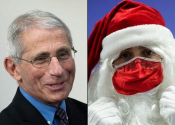 Papá Noel está «vacunado y listo para repartir regalos», dice conocido inmunólogo de EE. UU. Anthony Fauci