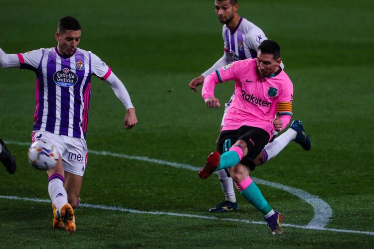 Lionel Messi superó el récord de Pelé. Foto Twitter @Barcelona_ES