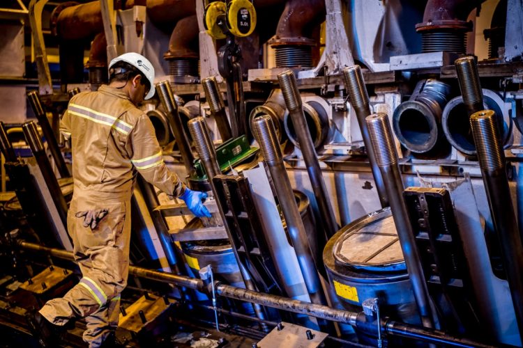 El 18 de diciembre de 2006, INE
inyectó sus primeros 50 megavatios
(MW) en el sistema eléctrico. FOTO / Inversiones Energéticas.
