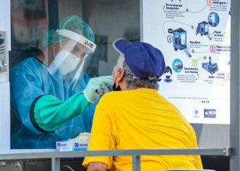 Realizan pruebas de covid-19 en El Tránsito