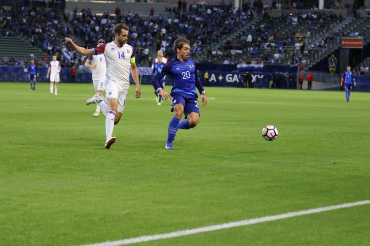 La Selecta jugó en enero ante Islandia en Los Ángeles. Foto @LaSelecta_SLV
