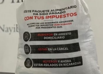 Nueva imagen de paquetes alimentarios hace alusión a corrupción de expresidentes de El Salvador