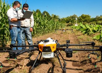 El MAG vigilará áreas de cultivos con agrodrones