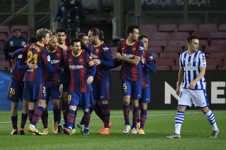 El Barcelona se medirá ante el Sevilla en las semifinales de Copa del Rey, según el sorteo realizado este viernes. Foto AFP.