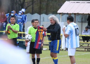 El Mágico González le rindió tributo a Maradona