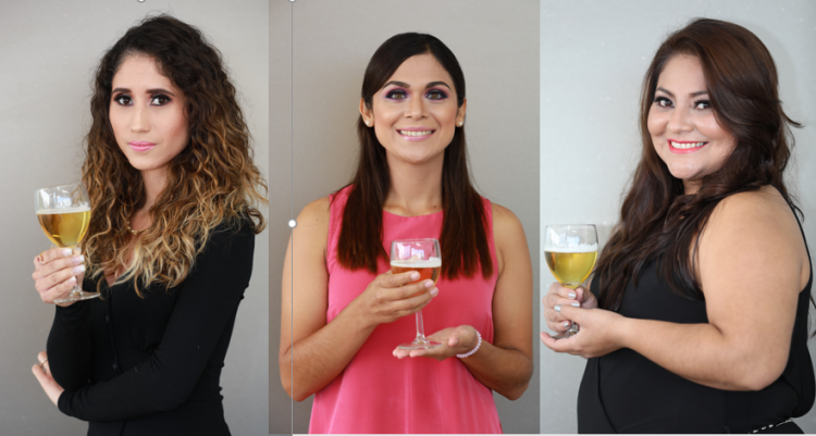 Tres ideas de maquillaje para que estas fiestas te encuentren guapa y a la moda. Foto/ Nestor Trigueros.