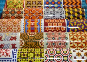 Los «Pisos alfombras» que decoran el Centro Histórico de San Salvador