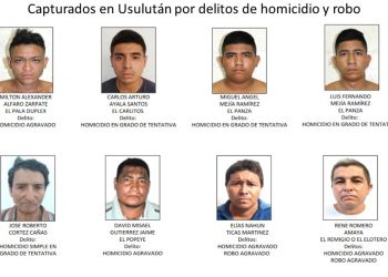 Capturan a 25 personas implicadas en feminicidios, asesinatos y violaciones en Usulután