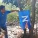 Presuntos empleados de la Alcaldía de San Juan Nonualco queman bandera de Nuevas Ideas