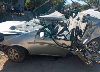 Fuerte accidente de tránsito en Chapeltique deja a cuatro personas lesionadas
