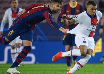 PSG golea al Barcelona en el Camp Nou con triplete de Mbappé en Champions