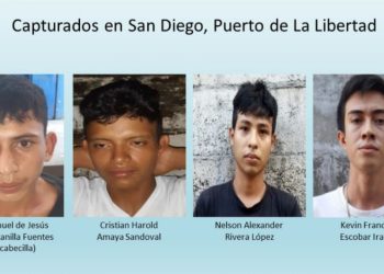 Policía captura a pandilleros que mantenían en zozobra a turistas en Puerto La Libertad