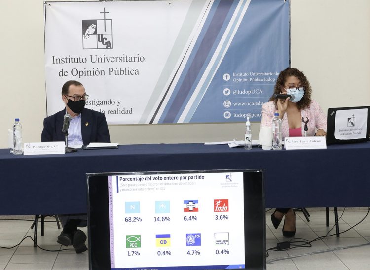 La encuesta presentada ayer fue realizada entre el 15 de enero y el 3 de febrero de este año. / FOTO: Diario El Salvador