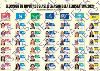 Fotos: Así serán las papeletas para las elecciones legislativas y municipales del 28 de febrero