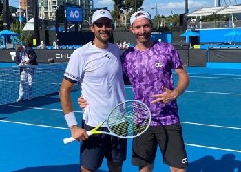 Sello cuscatleco en cuartos de final del Abierto de Australia