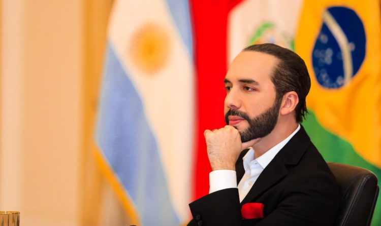 Presidente de El Salvador, Nayib Bukele.