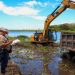 Marn extrajo 4,000 toneladas de ninfa en dos humedales