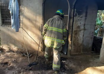 Incendio en una vivienda de San Francisco Chinameca cobra la vida de un bebé de 9 meses