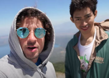 Luisito Comunica y Fernanfloo escalaron el volcán de Santa Ana y quedaron impresionados