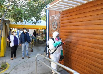 Realizan jornada de desinfección en la Unidad Comunitaria de Salud Familiar de Ilopango