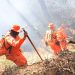 Controlan parte del incendio en La Montañona