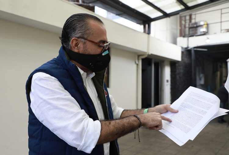El magistrado Noel Orellana dijo que los recursos no cumplían con los requisitos establecidos por la ley./ FOTO: Edison González