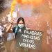 Grupo de feministas realizan marcha para exigir derechos