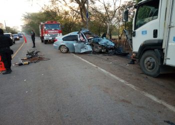 Mujer muere en un accidente de tránsito en Tecoluca, San Vicente