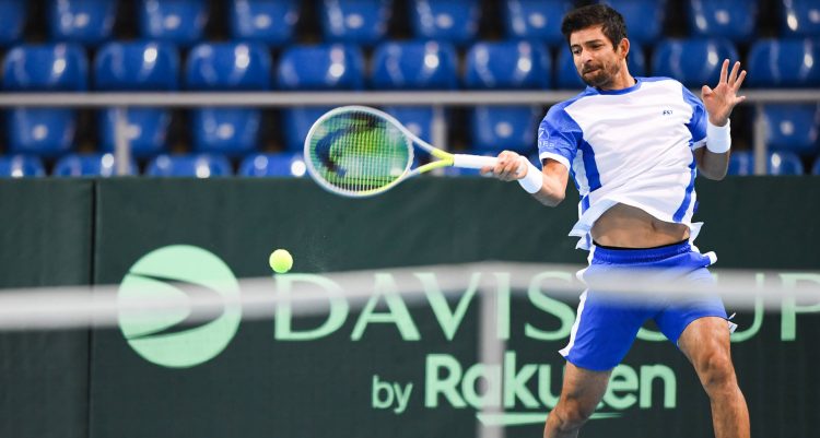 Marcelo Arévalo lidera el equipo nacional de Copa Davis, que este viernes enfrenta a Jordania, en el Grupo II Mundial. Foto/Archivo DES