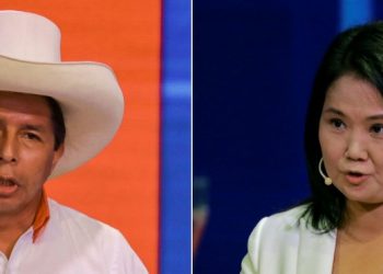 Izquierdista Castillo lidera sondeos presidenciales en Perú ante derechista Fujimori